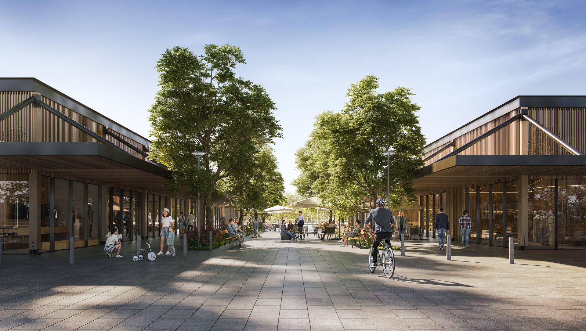Open shopping — comércio e serviços — Rioparque — Bairro Planejado