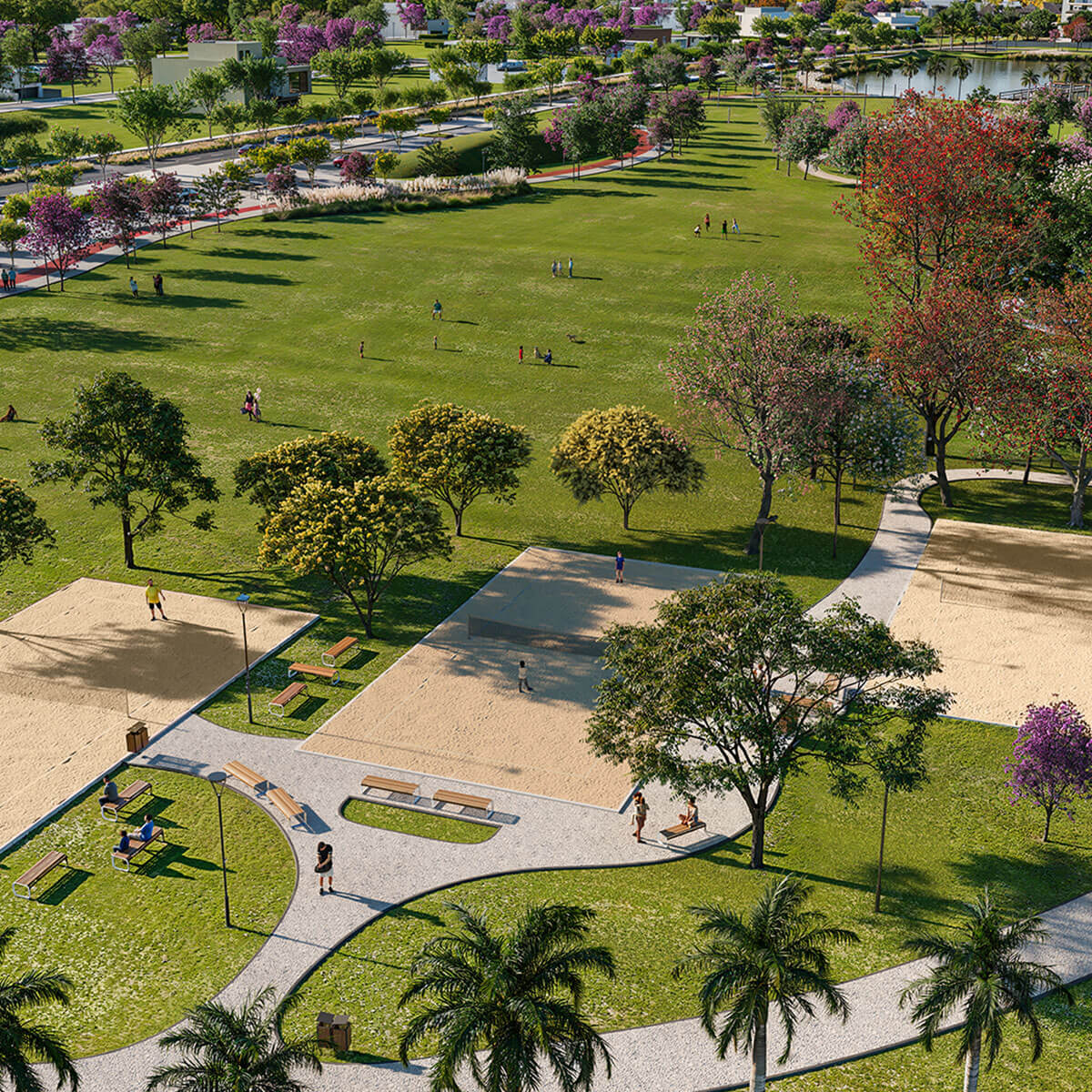 Parque das Flores — Flores de Sal — Bairro Cidade