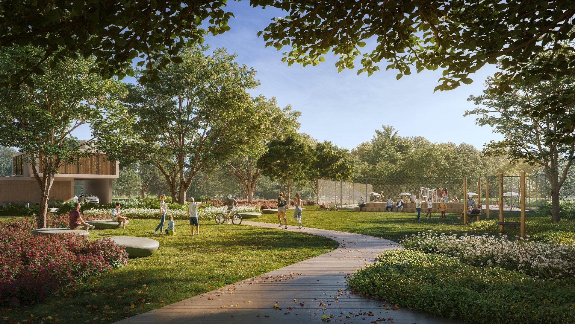 Praça do Rio Oliveira — Rioparque — Bairro Planejado